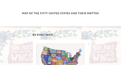Desktop Screenshot of fiftystatesmottos.com