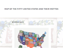 Tablet Screenshot of fiftystatesmottos.com